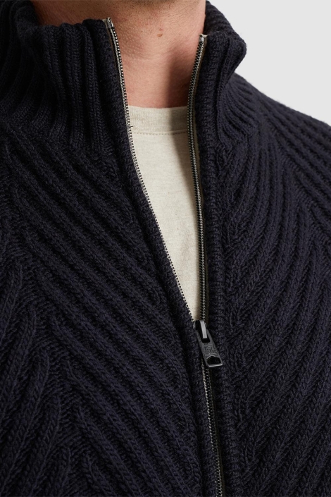 Vanguard zip jacket ruler wool blend